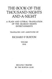 A Book of a Thousand Nights and a Night Vol 5